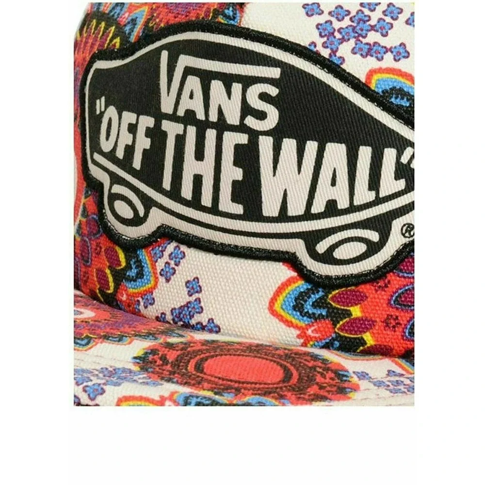 Vans Off The Wall Women's Beach Girl Trucker Snapack Hat Cap - Geo Floral - Picture 4 of 4